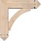 Ekena Millwork Thorton Arts and Crafts Smooth Bracket w/ Offset Brace, Douglas Fir, 5 1/2"W x 18"D x 18"H BKT0604X18X18THR03SDF - alternate 4
